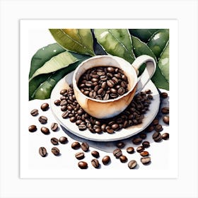 Coffee Beans 225 Art Print