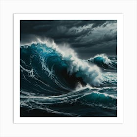 Ocean Waves 32 Art Print