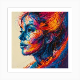 Portrait Of A Woman 2 Art Print