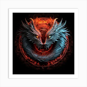 Dragons 2 Art Print