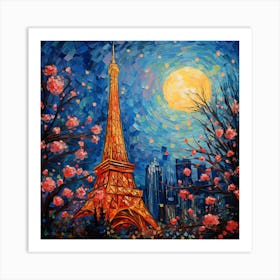 Paris At Night 5 Art Print