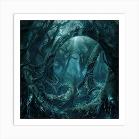 Dark Forest 1 Art Print