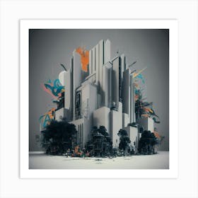 Cityscape 34 Art Print