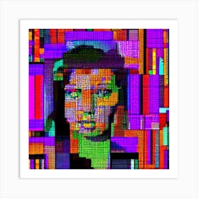 Pixel Art 7 Art Print