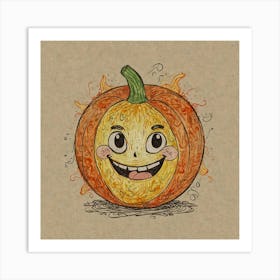 Halloween Pumpkin 1 Art Print