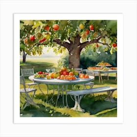 Fruit Tree Art Print