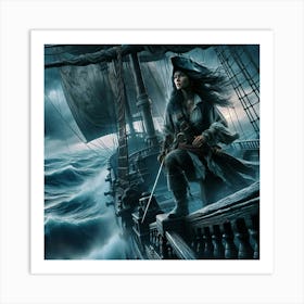 Female Pirate Art Print