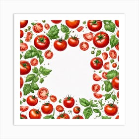 Tomato Frame Art Print