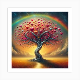 Tree Of Love 1 Art Print