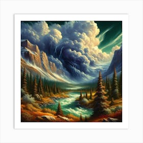 Tempestuous Beauty 10 1 Art Print