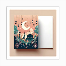 Ramadan Greeting Card 2 Art Print