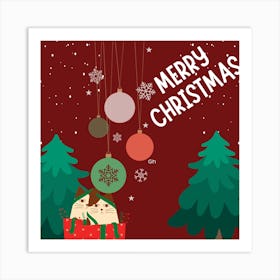 Merry Christmas Art Print