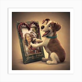 Family Photo Frame Art Print