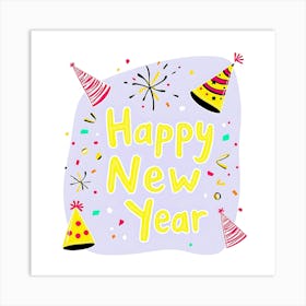 Happy New Year 11 Art Print