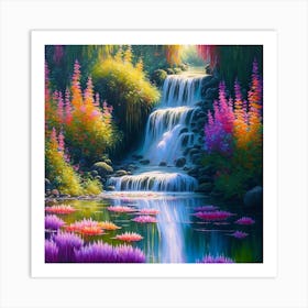 Waterfall 6 Art Print