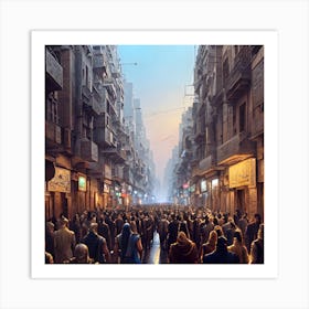 Distopia City Art Print