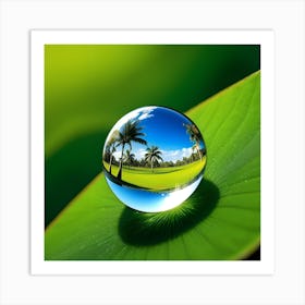 Water Drop Art Print