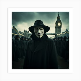 Anonymous In London Art Print