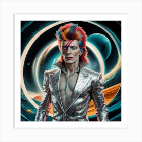 A Captivating Illustration Of David Bowie As A Vib M1mlph4 Tmuywzizzyrhta Xwc Nr1nts6dtt90xwb 1q Art Print