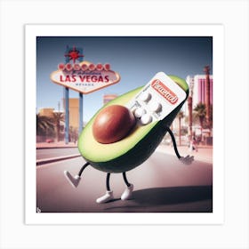 Las Vegas Ad Art Print