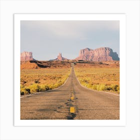 Road To Monument Valley Art Print