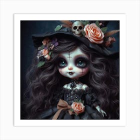 Halloween Witch Doll Affiche