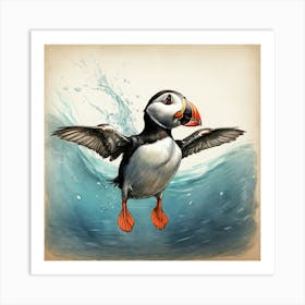 Puffin 2 Art Print