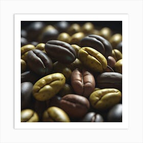 Coffee Beans 406 Art Print