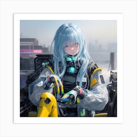 Anime Girl 1 Art Print