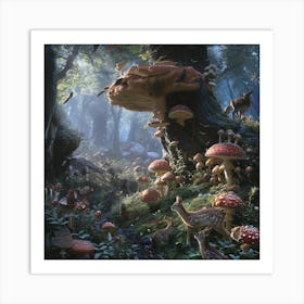 Fairytale Forest 1 Art Print