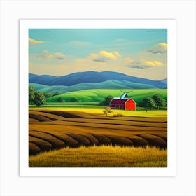 Beautiful Farm Art Print