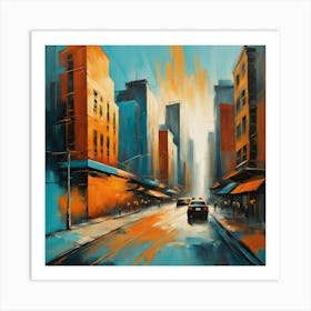 New York City Street 2 Art Print