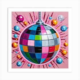 Disco Ball 8 Art Print