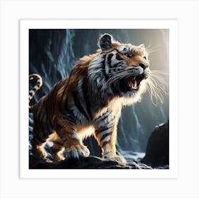 Tiger In The Jungle Art Print