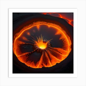 Lava - Lava Stock Videos & Royalty-Free Footage Art Print