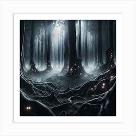 Dark Forest 87 Art Print