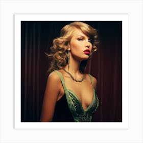 AI Taylor Swift 8 Art Print