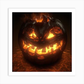 Halloween Pumpkin Art Print