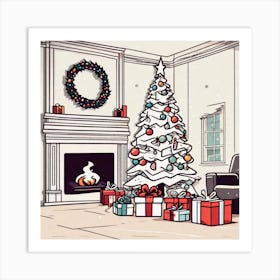 Christmas Tree 60 Art Print