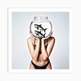 Fish Bowl 6 Art Print