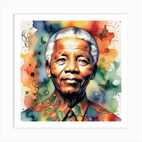 Nelson Mandela 27 Art Print