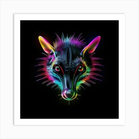 Neon Wolf 1 Poster