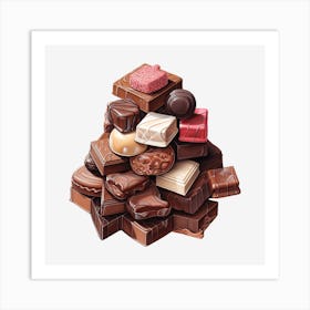 Chocolates 5 Art Print