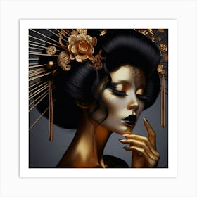 Geisha 208 Art Print