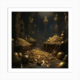 Gold Room Art Print