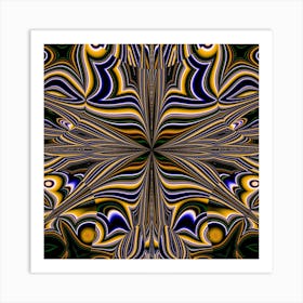 Abstract Art Fractal Unique Pattern Art Print