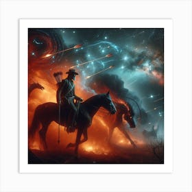 Wolf Hunter Art Print