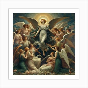 Angels Art Print