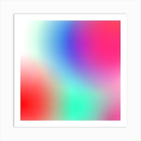 Abstract Colorful Background 16 Art Print