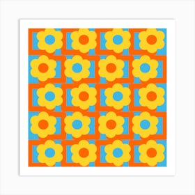 Flower Pattern Art Print